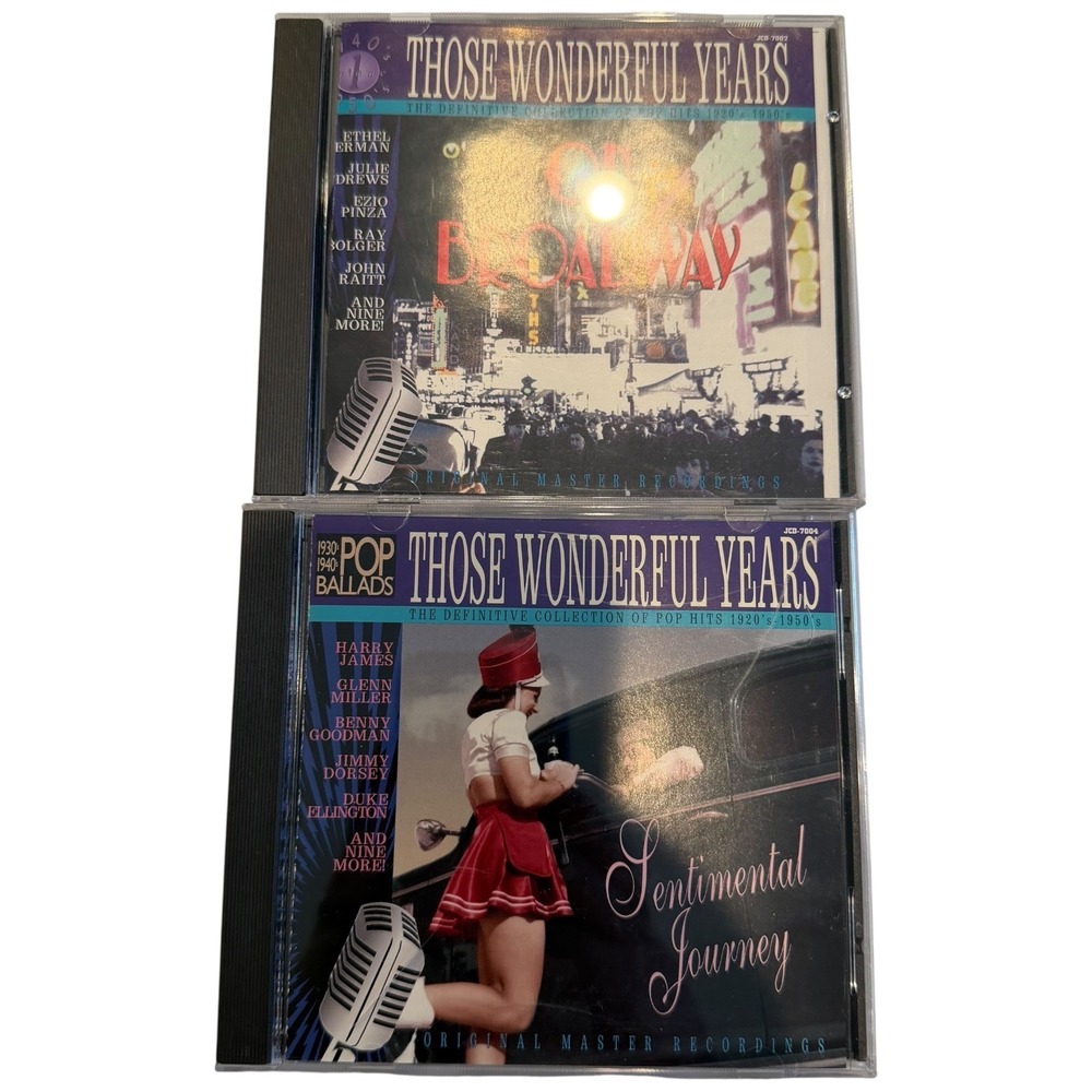 Oldies Compilation‎ CD Lot Those Wonderful Years Sentimental Journey